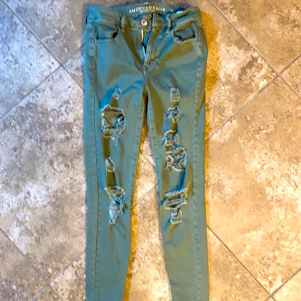 American Eagle Bundle Includes 2 Pant 2 Shirt - image 7